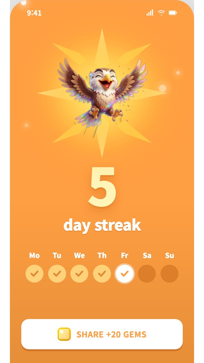 Keep the feeling of winning